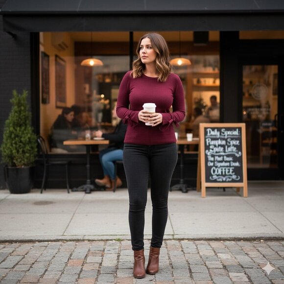 Banana Republic Factory Sweaters - Banana Republic Factory medium burgundy sweater